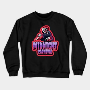 Midnight Carnival Evil Clown Crewneck Sweatshirt